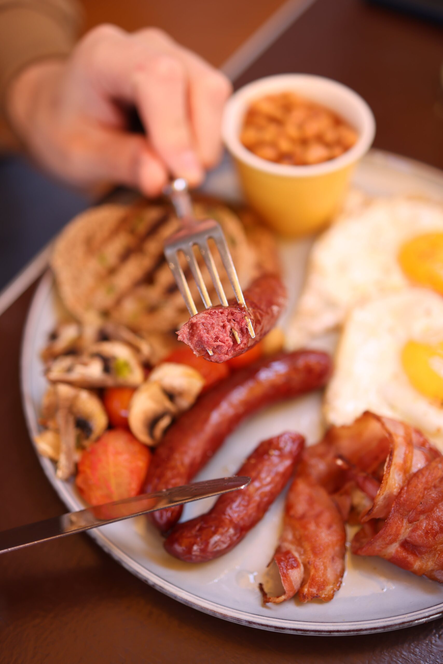 English Breakfast with Sausages